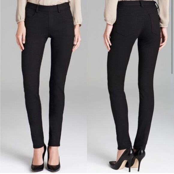 Theory Women's Elly Rave Charcoal Gray Career Pants with Stretch Size Medium - Picture 1 of 8